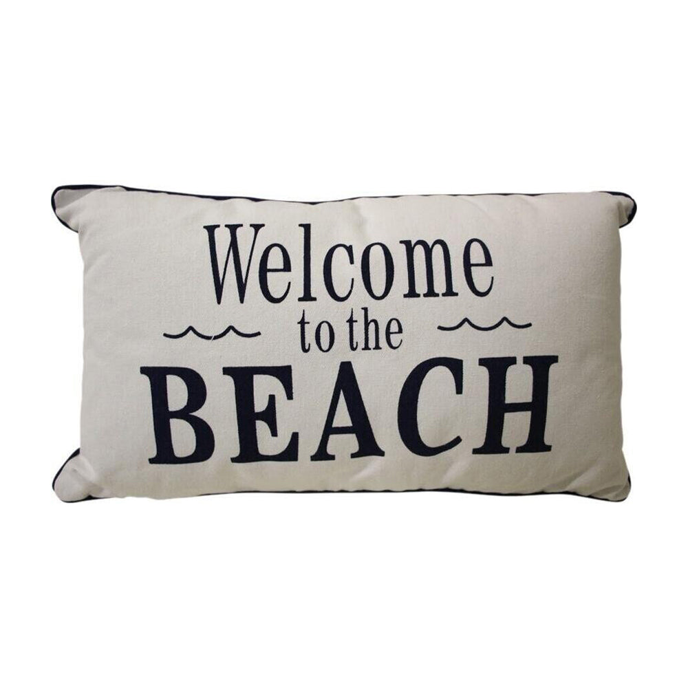 2PK LVD Cushion Welcome Beach Home/Lounge Decor 30x50cm Rectangle