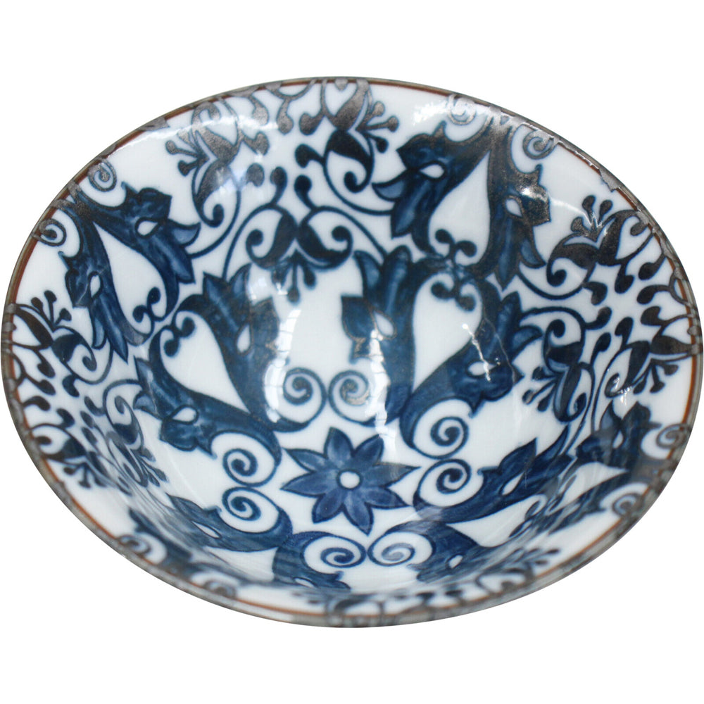 6PK LVD Ceramic 8.5cm Jappa Dip Bowl Roman Round Dinnerware - Blue