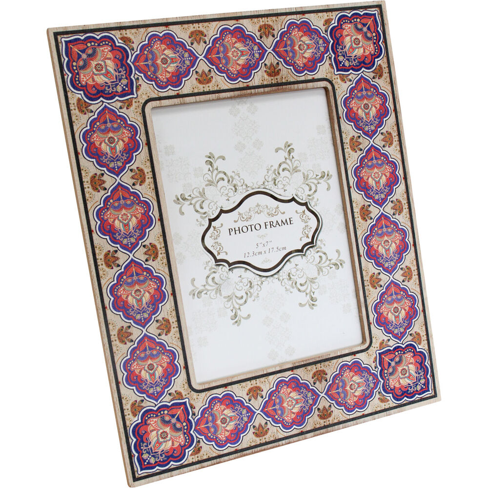 2PK LVD Wooden Glass Picture/Photo Decor Frame 5x7 21.5x26.5x1.5cm Sari