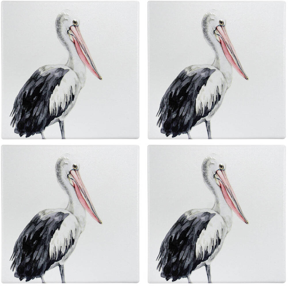 8pc LVD Ceramic Coasters Table Protector Square 9x9cm - Percival