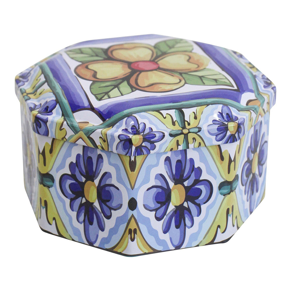 3PK LVD Santorini 11cm Metal Tin Home/Bedroom Decorative Canister