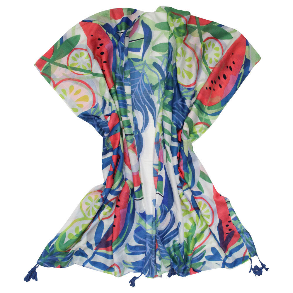 LVD Women's 90x180cm Kaftan Summer Cover Up Dress - Sangria