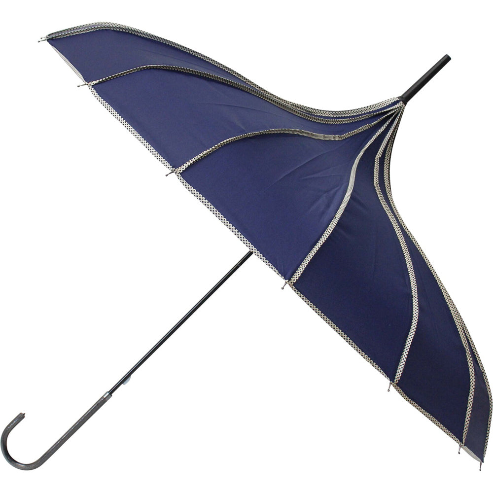 2PK LVD Pointe Navy Durable On The Go Portable Umbrella
