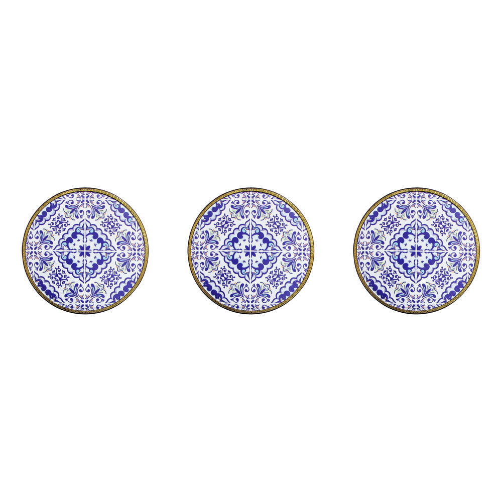 3PK LVD Metal Trivets Santorini Home/Kitchen Decor 20cm Assorted
