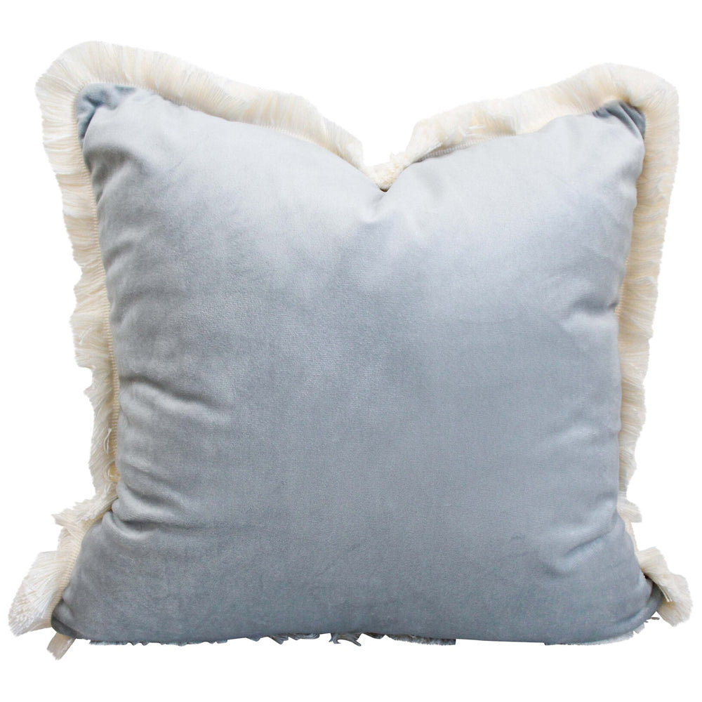 2PK LVD Cushion Velvet Cornflower Home/Lounge Decor 45cm Square