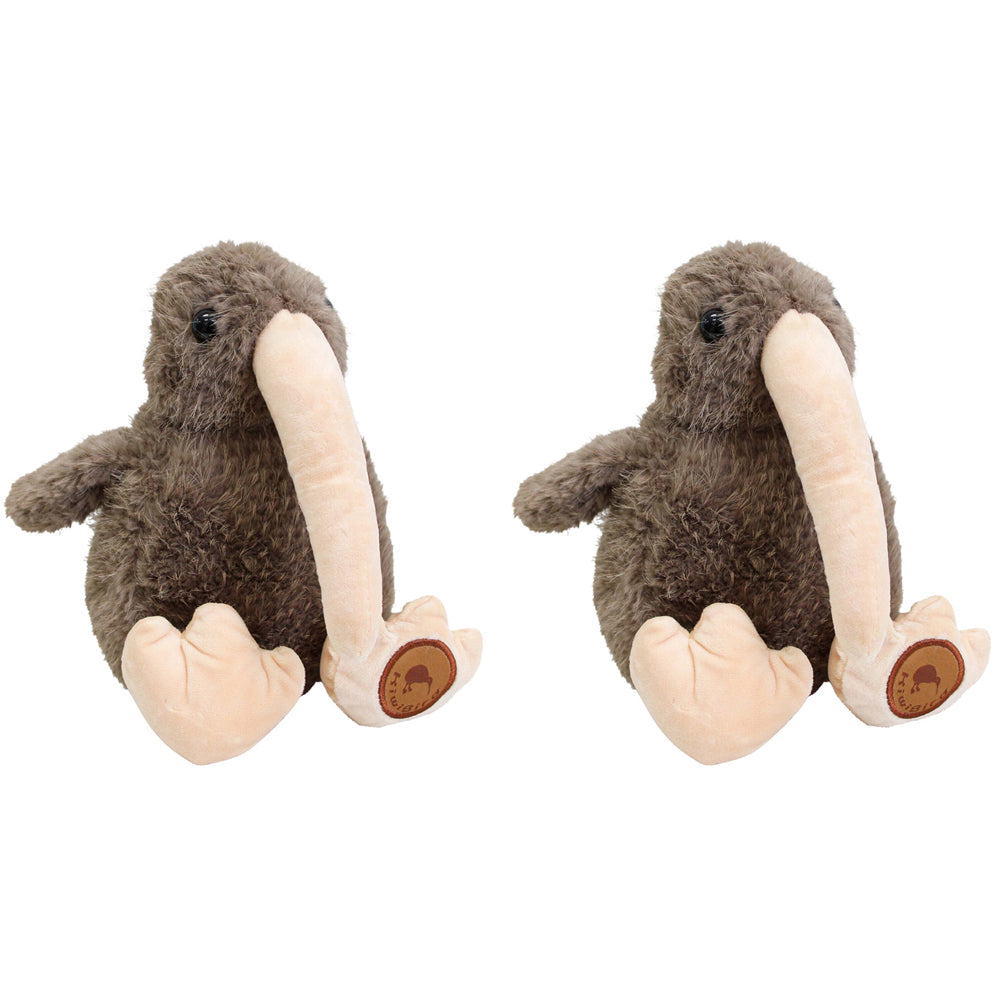 2PK LVD Kiara Kiwi 26cm Plush Toy Kids/Children Stuffed Animal - Brown