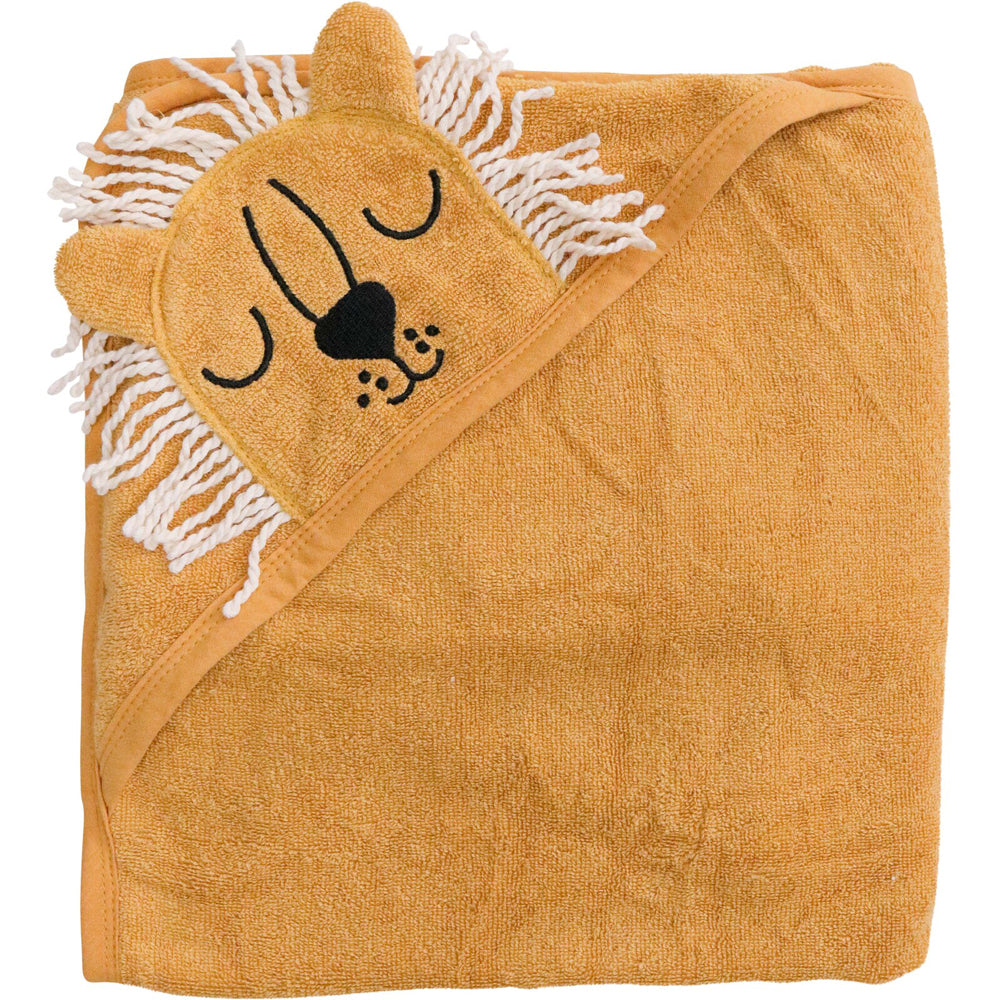 LVD Baby/Toddler Soft Hooded Lion Bath Towel 90cm Brown