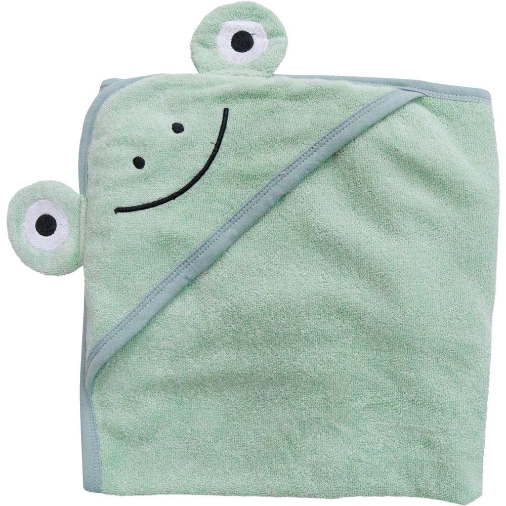 LVD Baby/Toodler Soft Hooded Frog Bath Towel 90cm Green