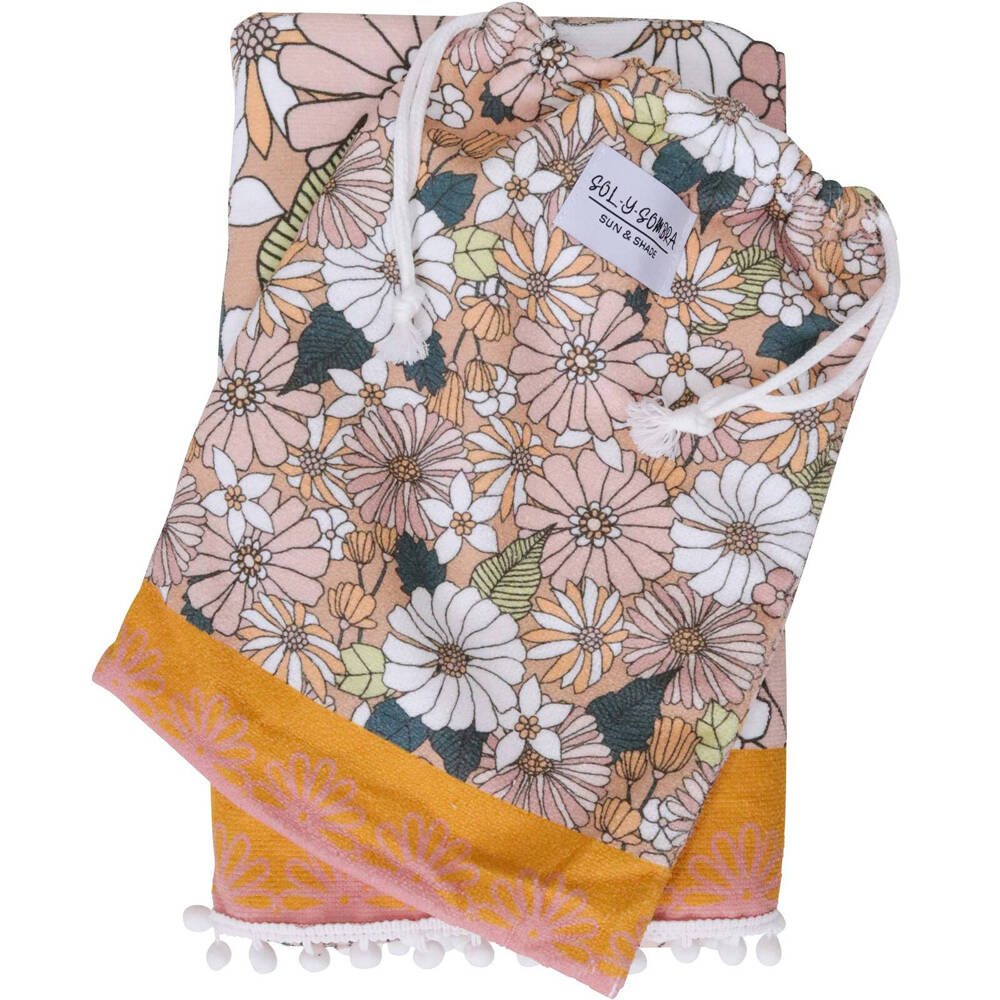 LVD Microfibre Kids Poncho w/ Bag & Hood 70cm - Roxy