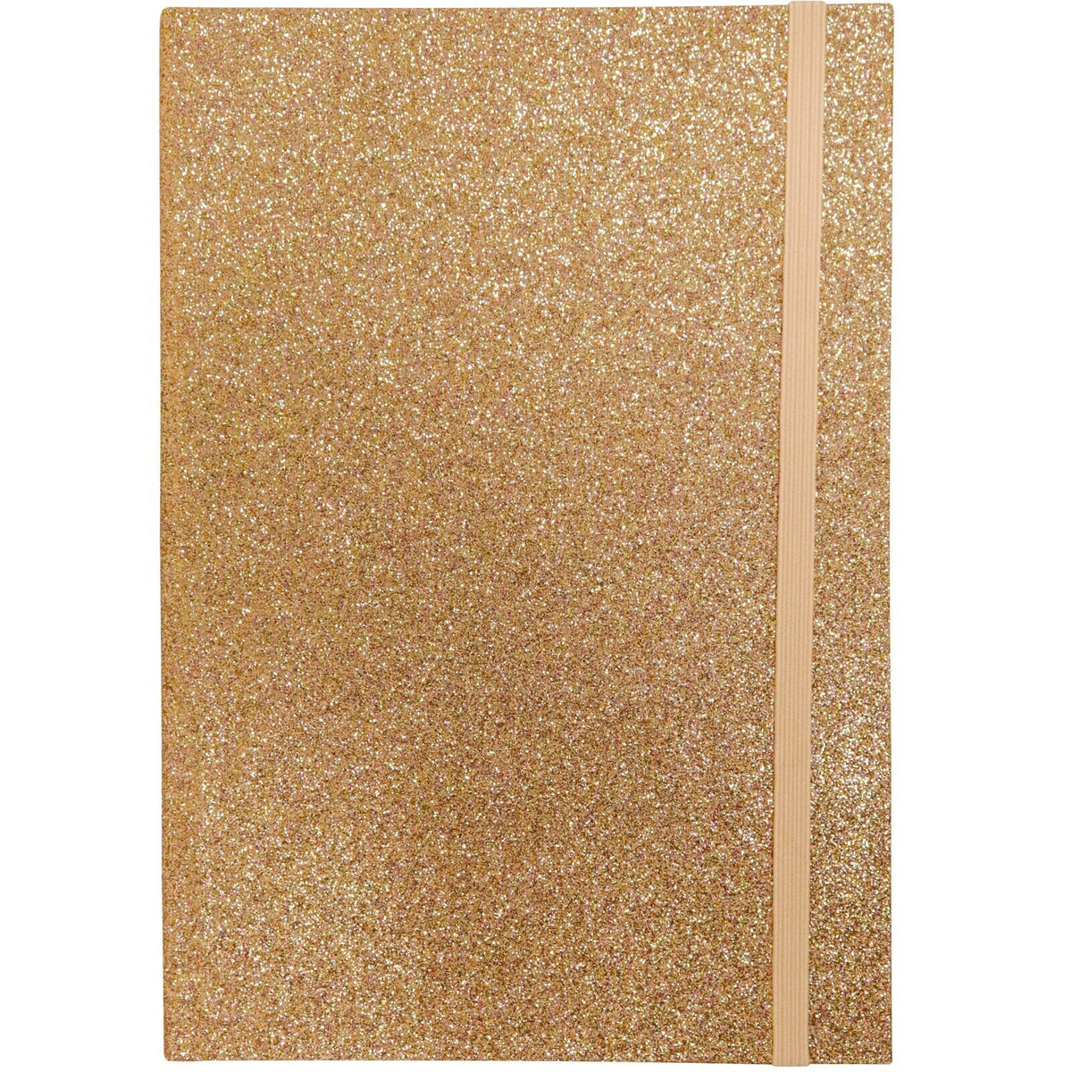 2PK LVD 21cm Notebook A5 Writing Stationery 80 Pages Glitter Champagne
