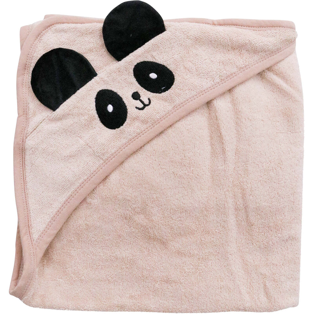 LVD Baby/Toddler Soft Hooded Panda Bath Towel 90cm Pink