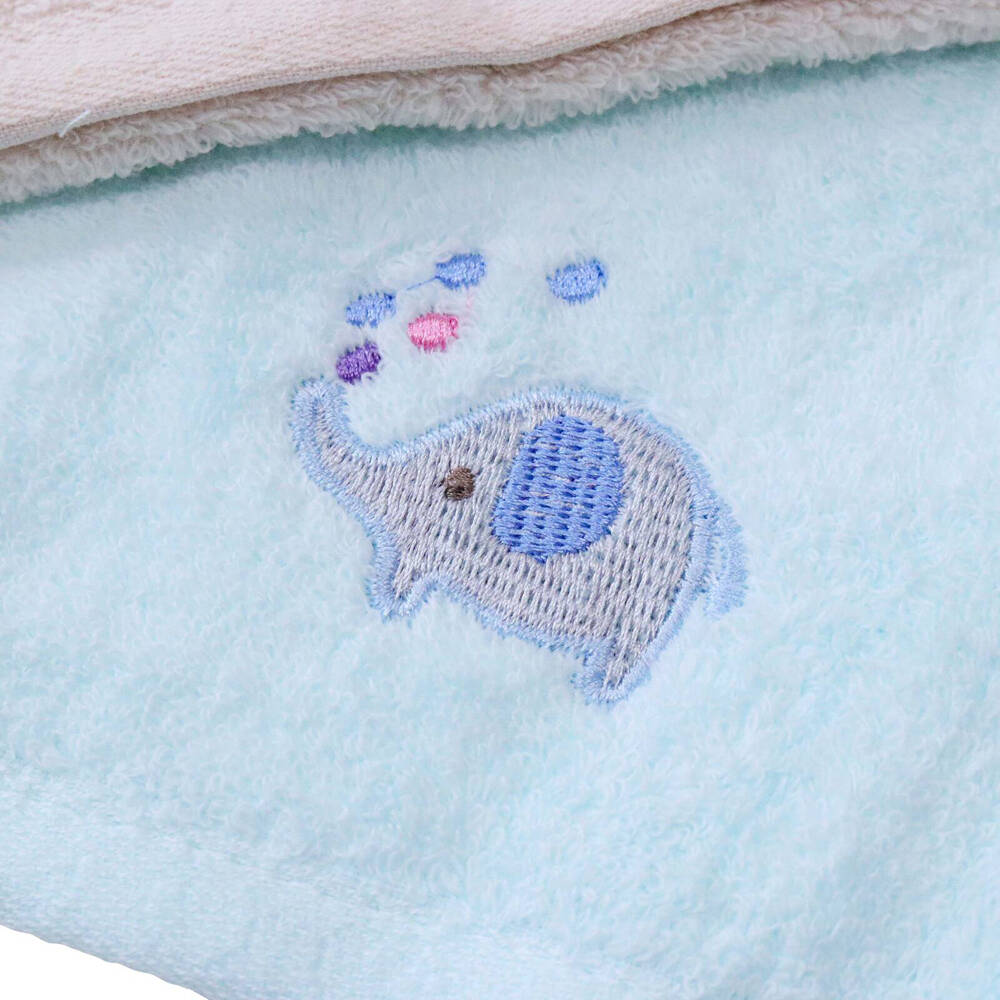 4pc LVD Kids Cotton Hand Towel Set 25x50cm Elephant