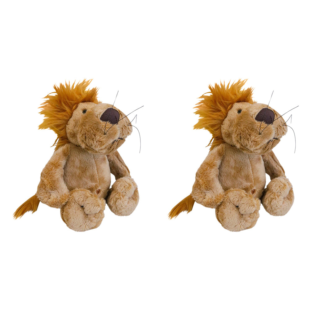 2PK LVD Plush Lenny Lion Kids/Childrens Stuffed Animal/Soft Toy 0+