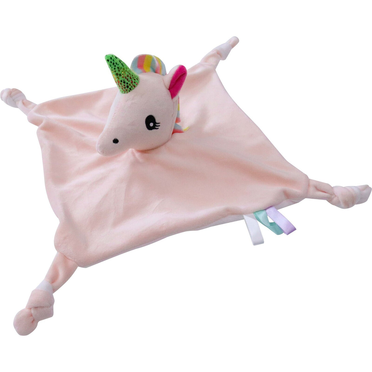 3PK LVD Comforter Blankie Rattle Unicorn Home/Nursery Decor Children/Baby 0+ 23cm