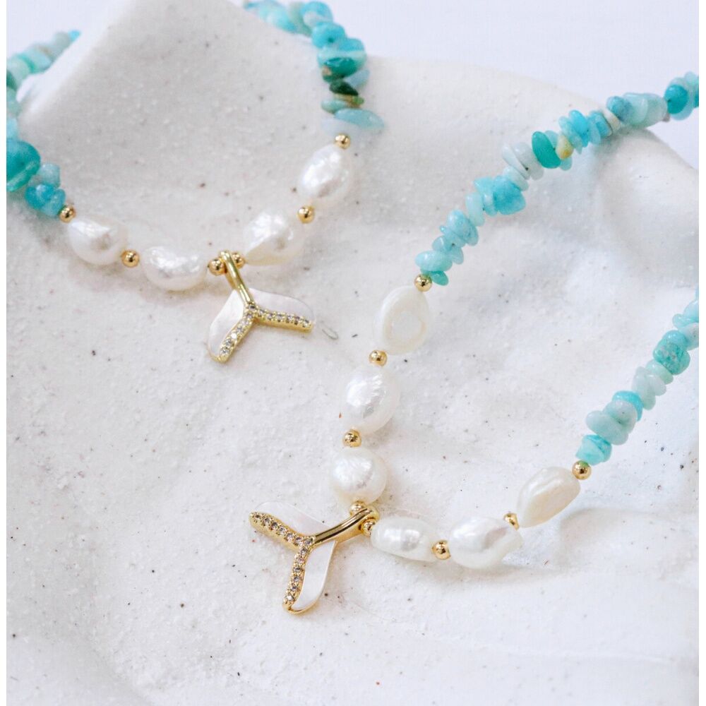 2PK LVD Bracelet Freshwater Pearl Marine Stylish Natural Jewelry