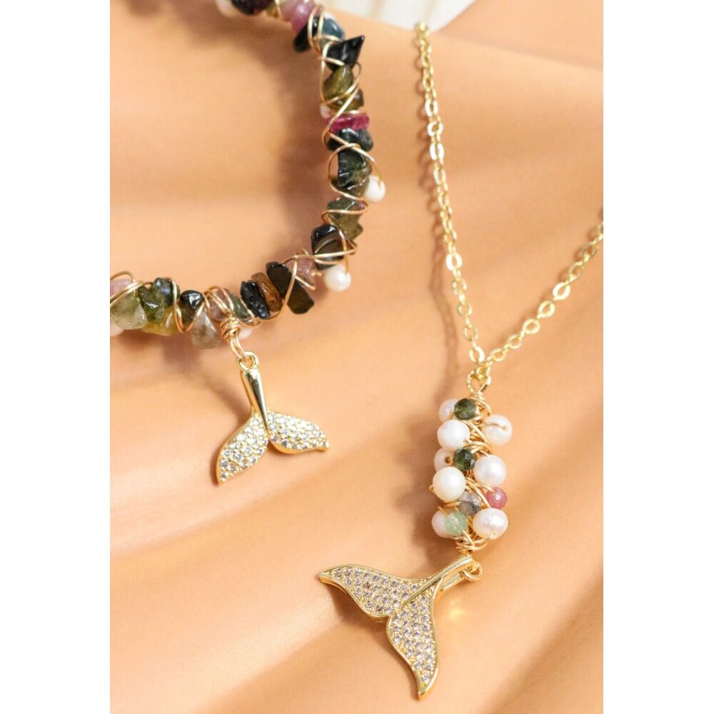 LVD Freshwater Pearl Autumn Necklace Women's Accessory 45cm