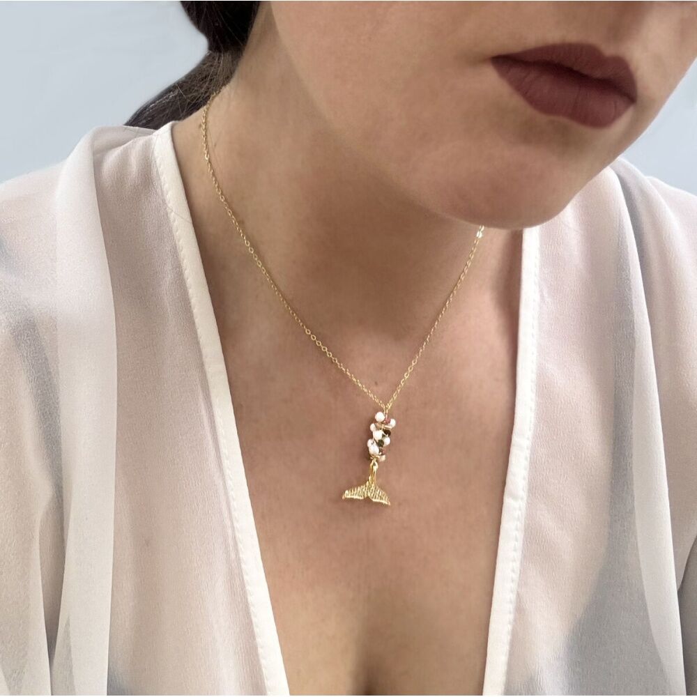 LVD Freshwater Pearl Autumn Necklace Women's Accessory 45cm