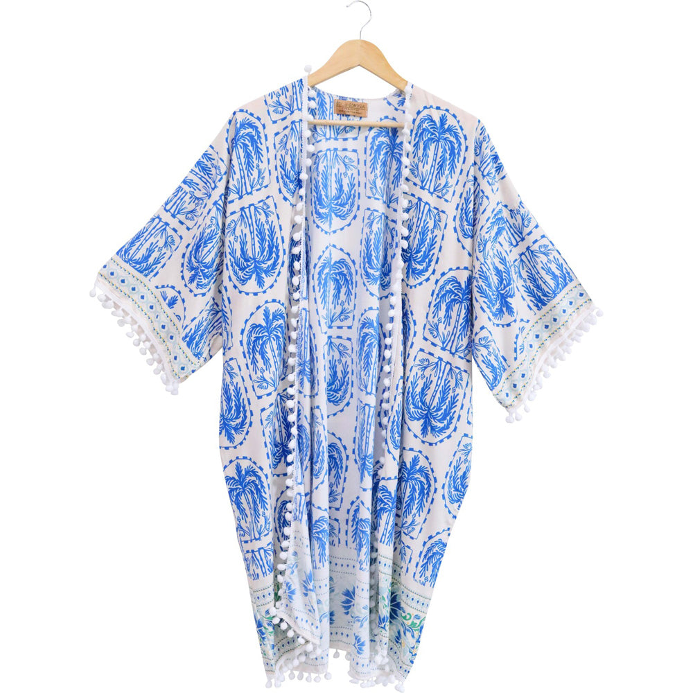 LVD Women/Ladies Riviera Beach Cover Up Summer Robe Dress Polyester One Size