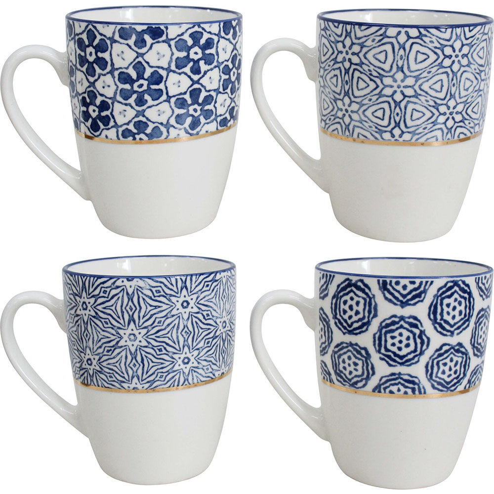 12PK Lavida Ceramic Mugs Tucson 10.5x8.5cm - Assorted