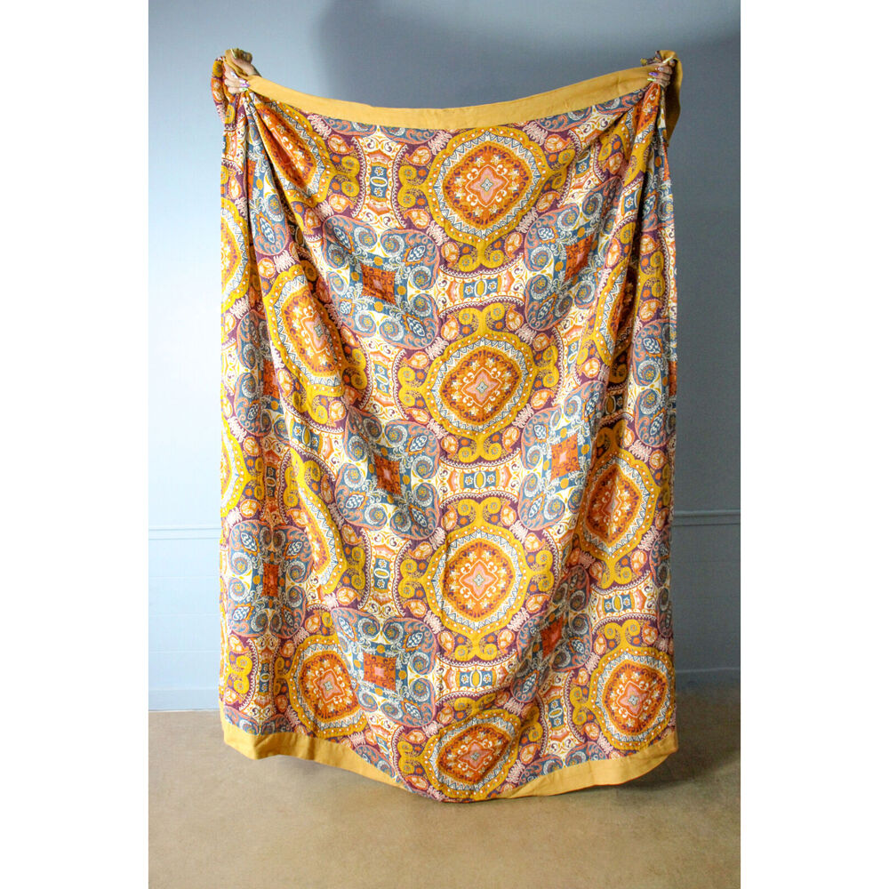 LVD 100% Cotton Paisley Print Throw Decor Blanket 230x200cm Arabella