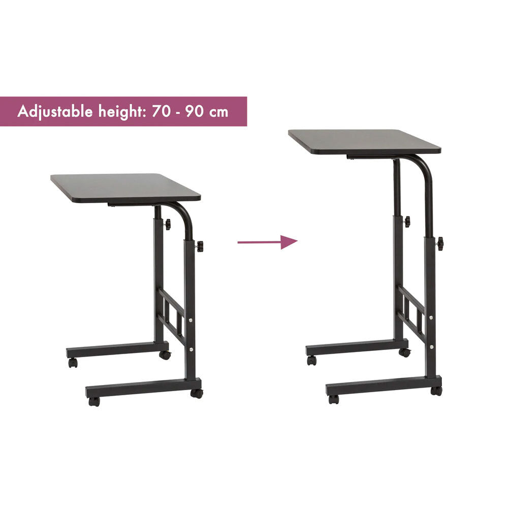 Hacienda Black Portable Laptop Desk w/Adjustable Height