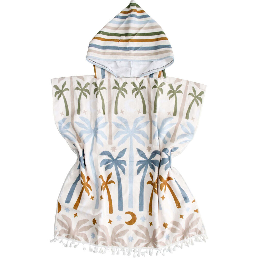 LVD Microfibre Soft Kids Towel Hooded Poncho w/ Bag 70x70cm Retreat