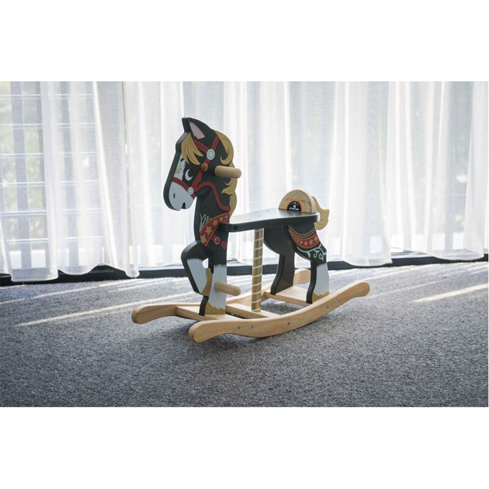 Le Toy Van Petilou 65cm Traditional Rocking Horse Kids Wooden Toy 18m+