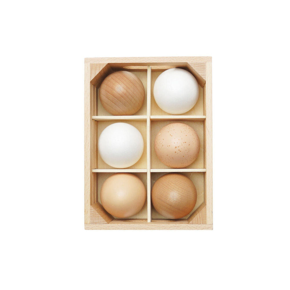 Le Toy Van Honeybake Farm Eggs in Crate Wooden Toy 2y+