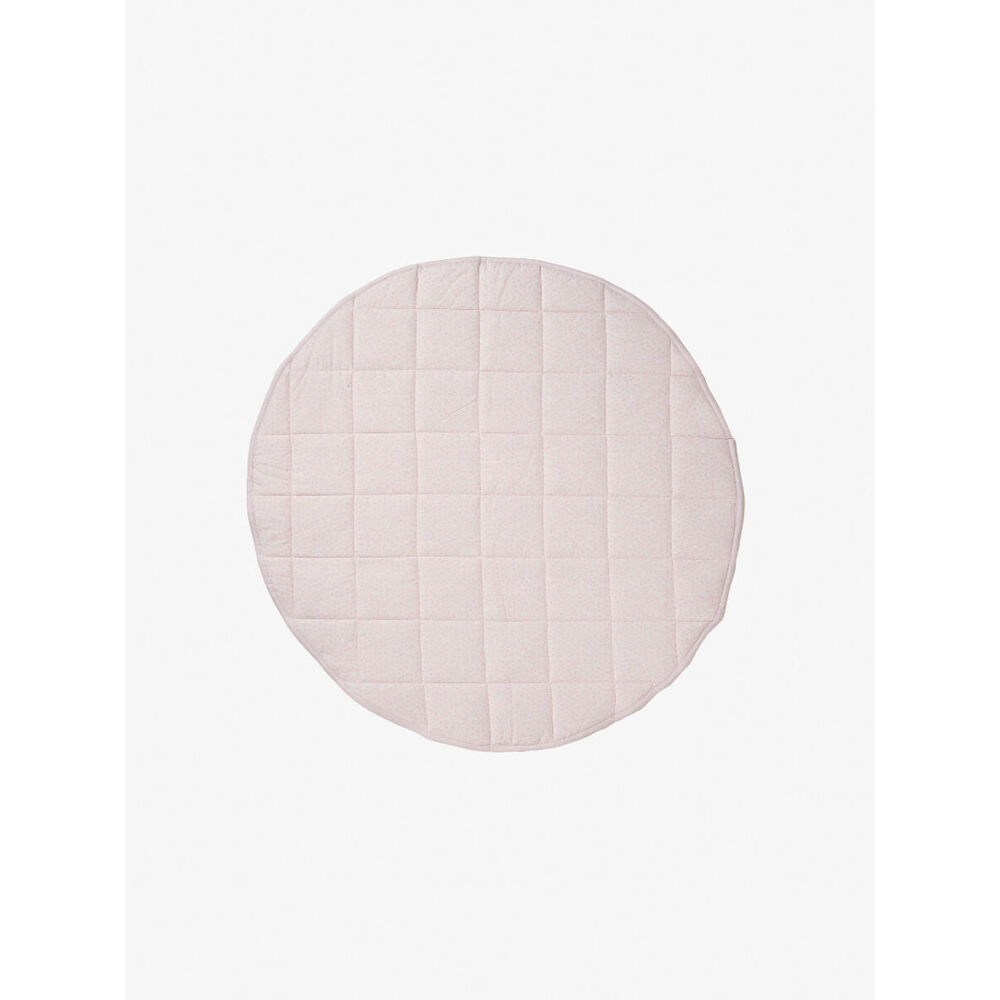 Linen House Kids 120cm Cotton Swan Lake Play Mat Round Pink
