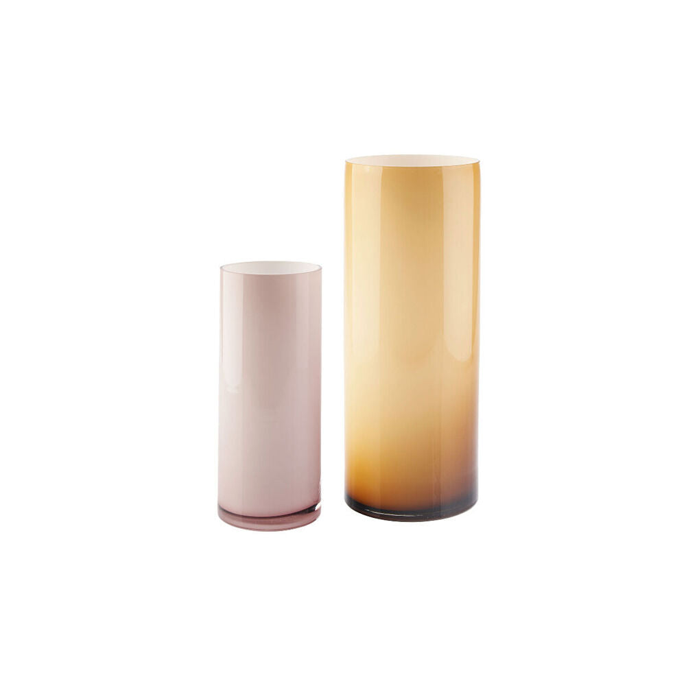 Linen House Mirage Wysteria 24cm Glass Vase Home Decor - Purple