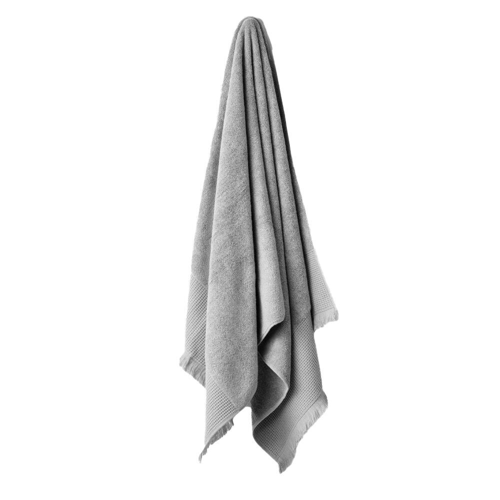 Linen House Aria Silver Cotton/Bamboo Bath Towel 69x139cm - Grey