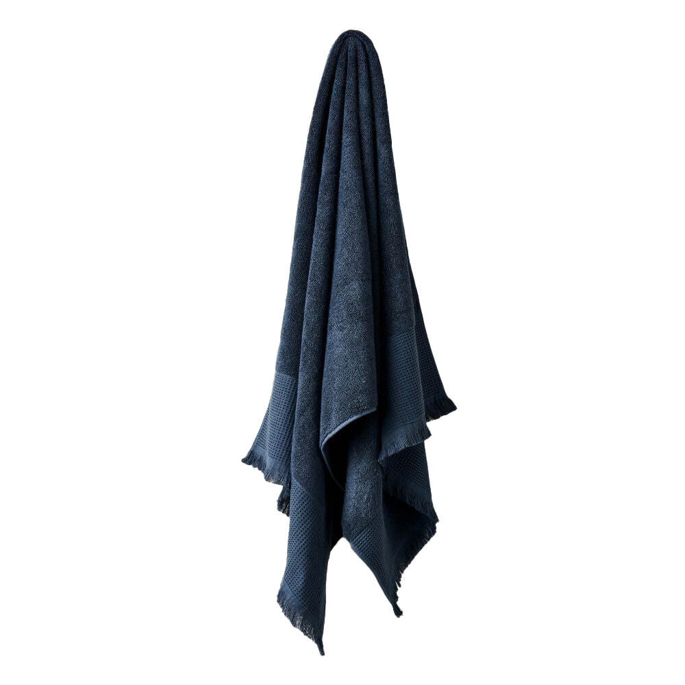 3PK Linen House Aria Slate Cotton/Bamboo Hand Towel 40x71cm - Blue