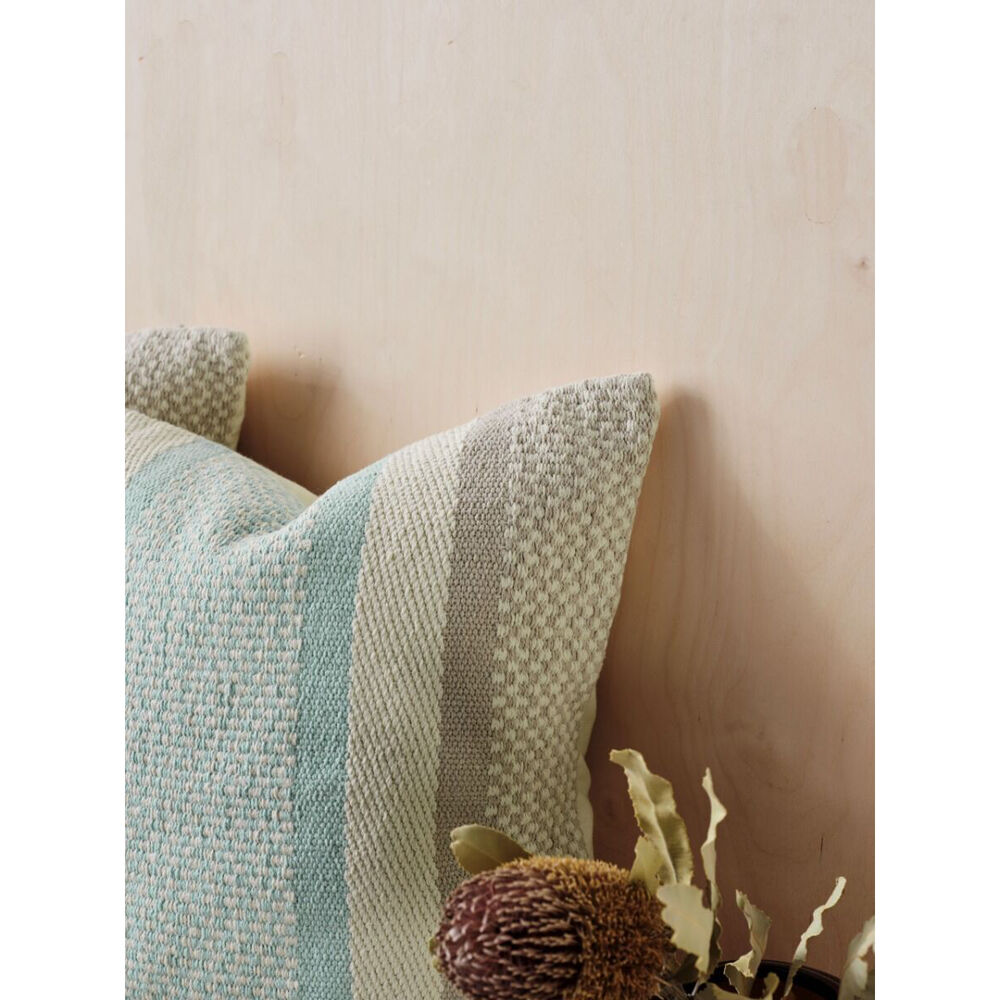 Linen House 50x50cm Verano Pale Blue Bedroom Cushion Square