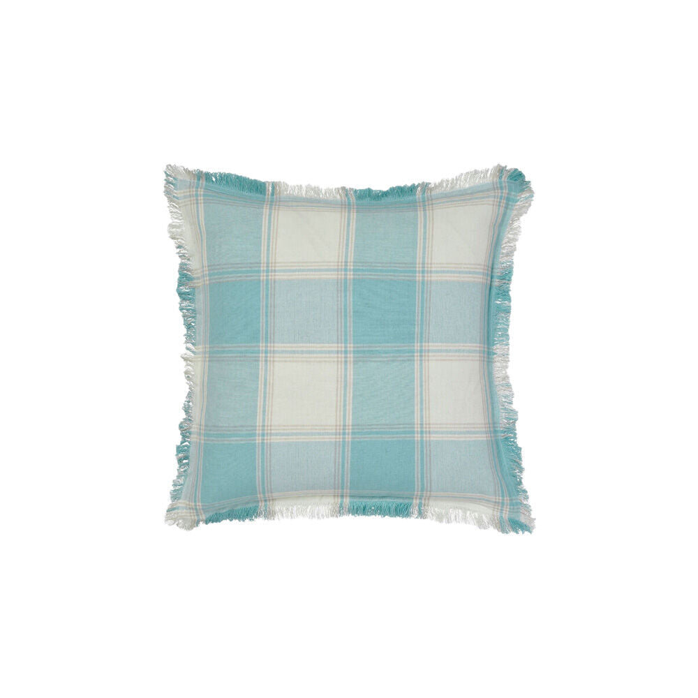 2PK Linen House Evelina Aqua Cotton Cushion 48x48cm - Blue