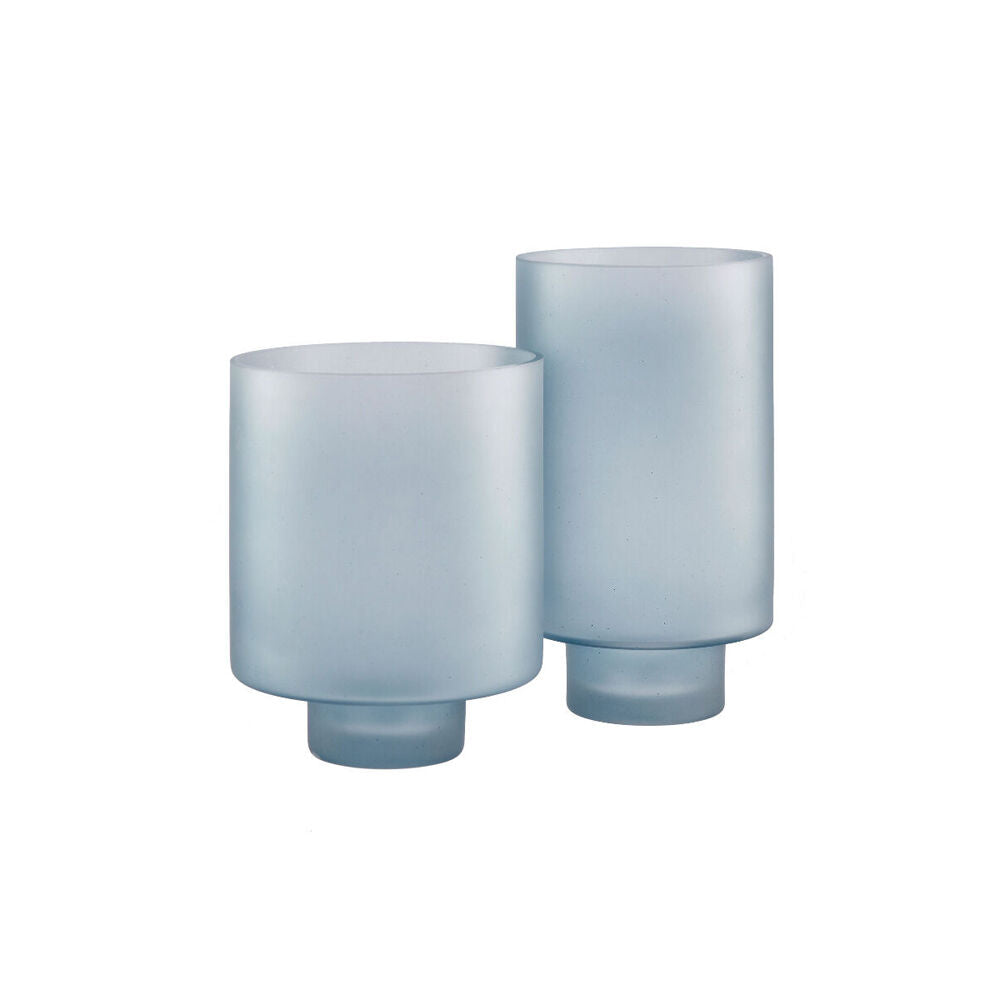 Linen House Romano Sky Glass Vase 25cm Home Decor - Blue