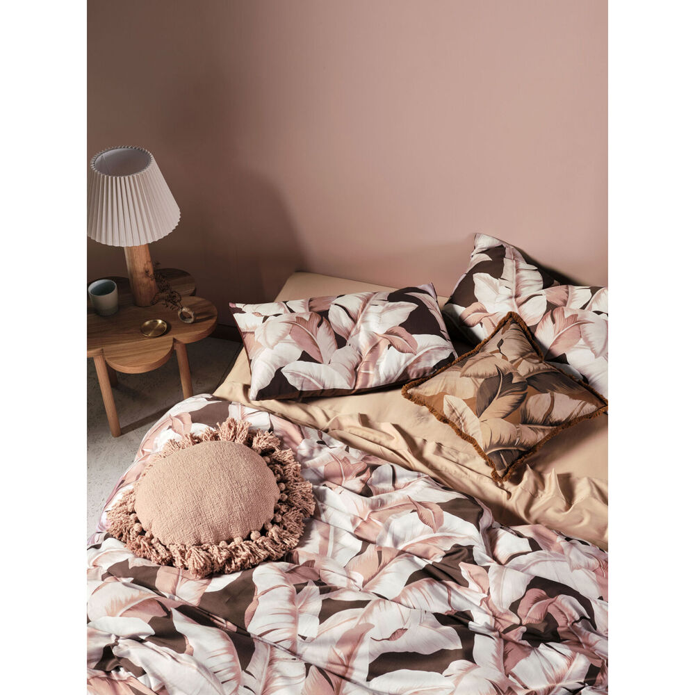 Linen House Kalena Cinnamon Bedroom Quilt Cover Set