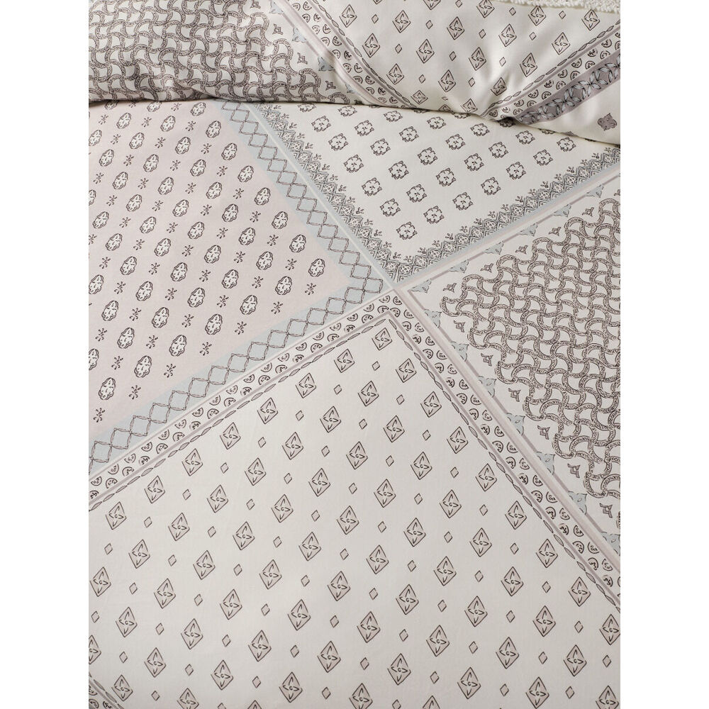 Linen House Avene Cloud Cotton Quilt Cover Set Blue