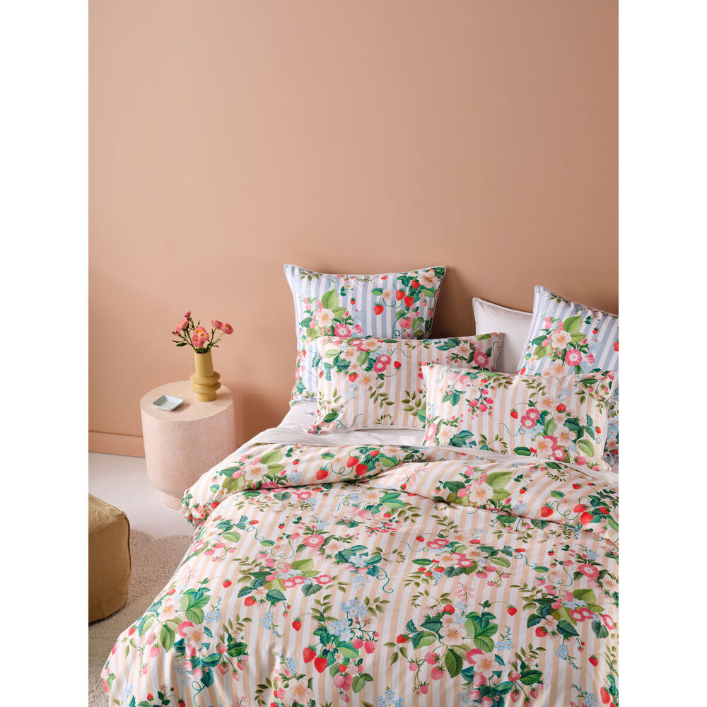 Linen House Keeley Pink Bedroom Cotton Quilt Cover Set