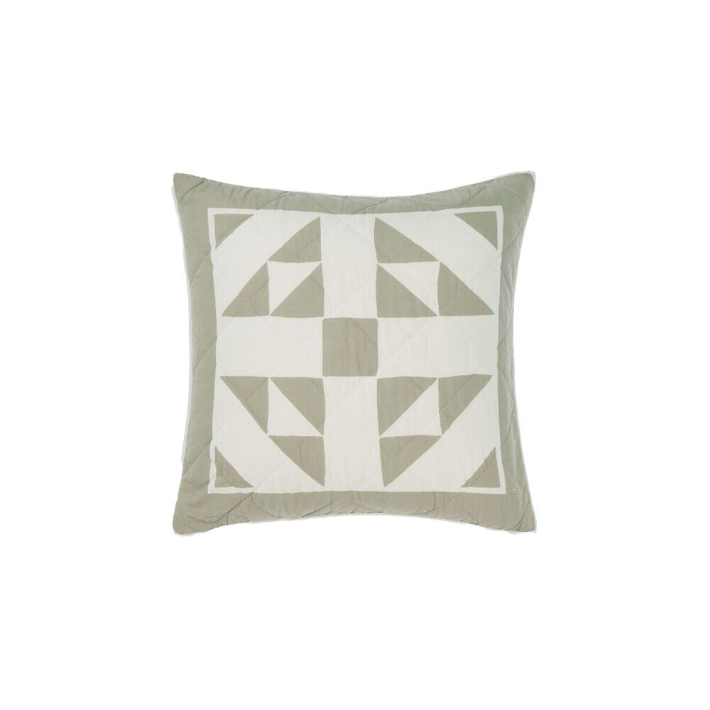 2PK Linen House Una Eucalyptus European Pillowcase 65x65cm