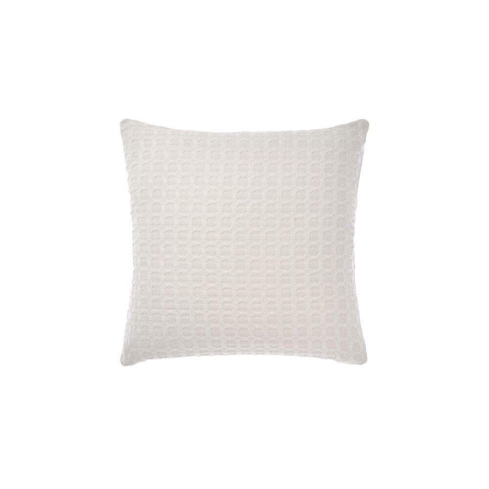 2PK Linen House 65x65cm Vista White European Pillowcase