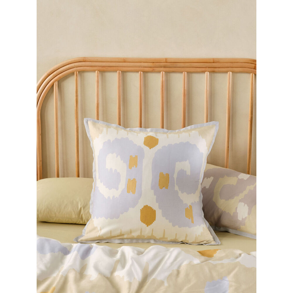 Linen House 65x65cm Sivan Pistachio European Pillowcase