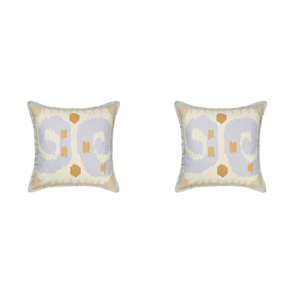 2PK Linen House 65x65cm Sivan Pistachio European Pillowcase