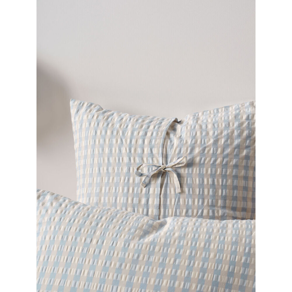 2PK Linen House Ferrara Cornflower European Pillowcase 65x65cm - Blue