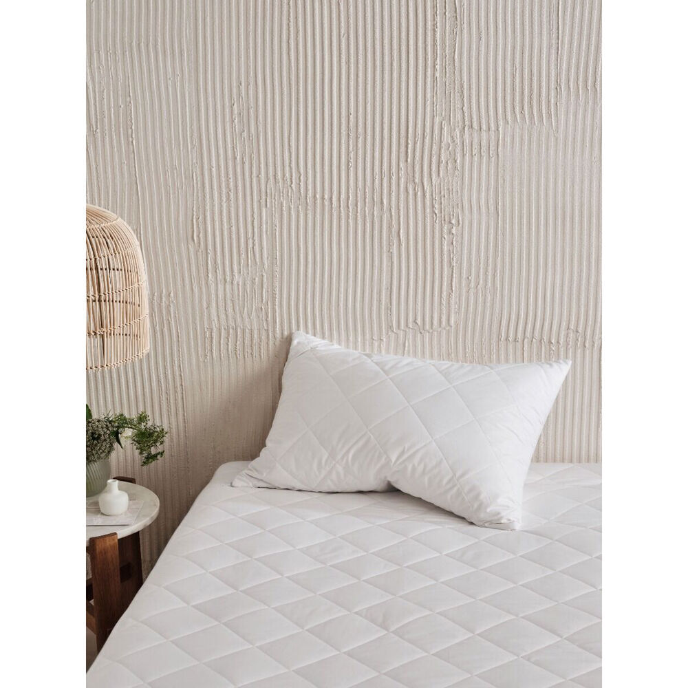 Linen House Kind 50x73cm Cotton Pillow Protector - White
