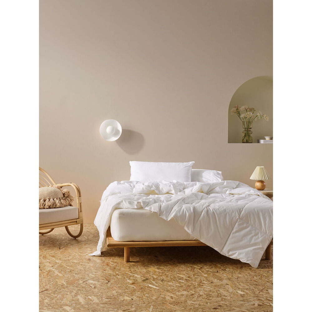 Linen House Duck Down 50/50 600gsm Standard Pillow - White