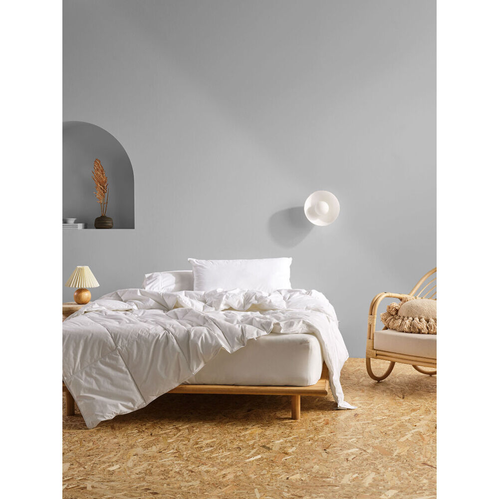 Linen House Goose Down Feather 80/20 Quilt White