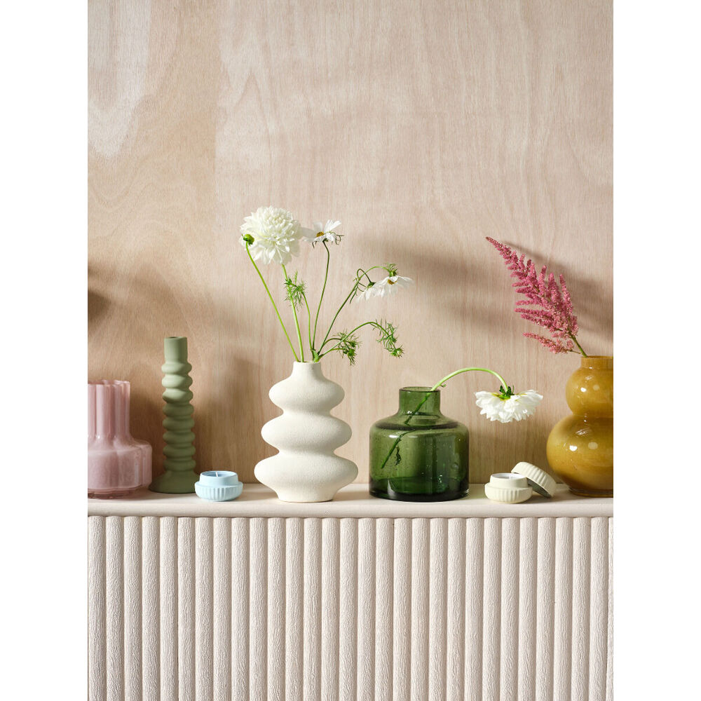 Linen House Helix Ivory 23cm Vase