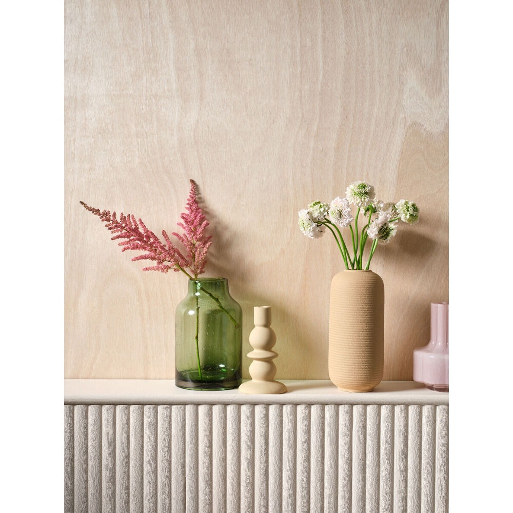 Linen House Bella Forest Glass Vase 23cm Home Decor - Green