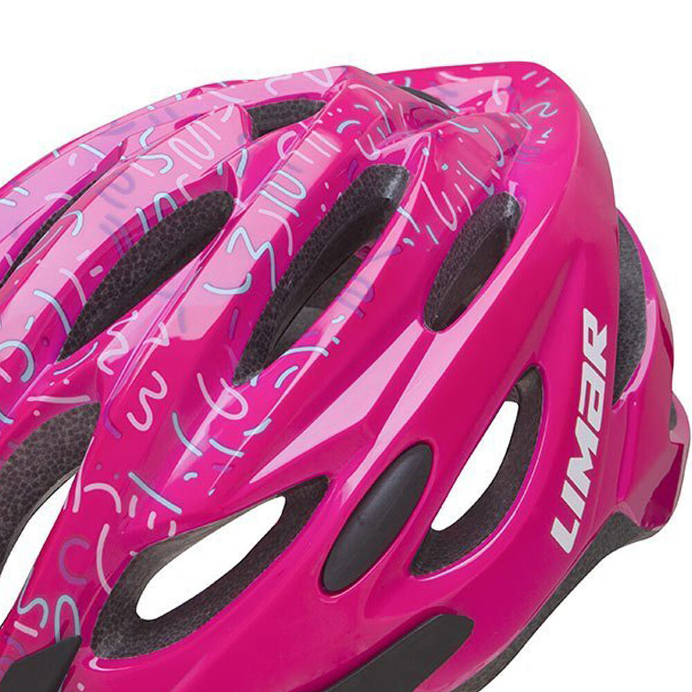 Limar Rocket Youth Bicycle Helmet Fuchsia 52-57cm Medium