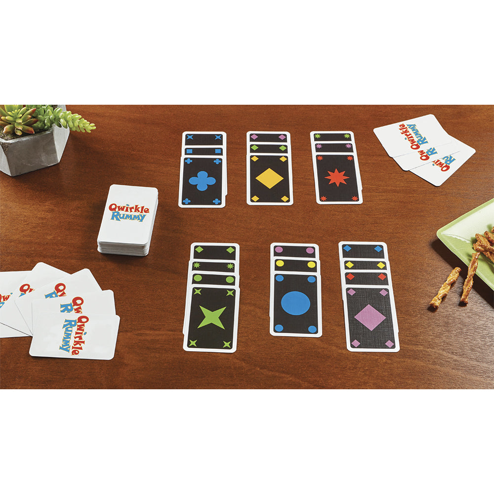 Mindware Qwirkle Rummy Family Card Match Game 8y+